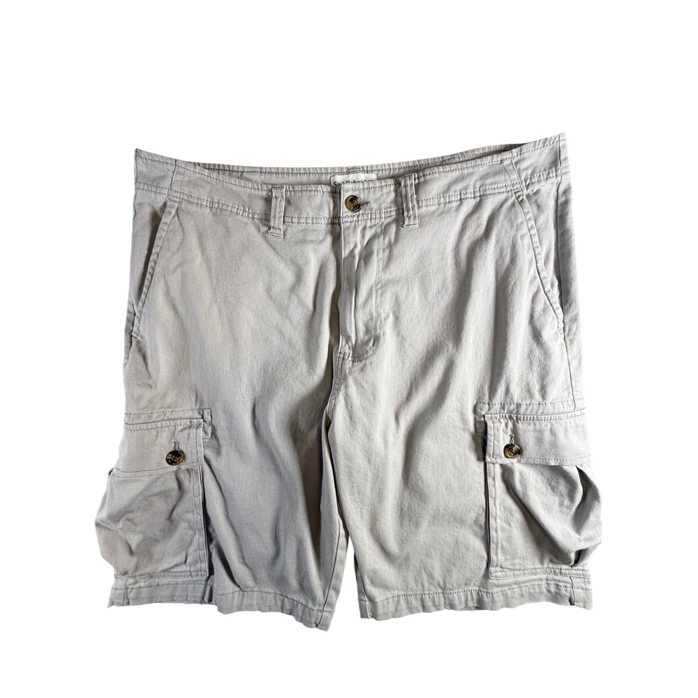 Saddlebred Mens Cargo Shorts Size 40 Taupe Outdoor‎ Casual Everyday